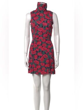 Reformation Poppy Mini Dress - high neck & open back - Women’s Medium